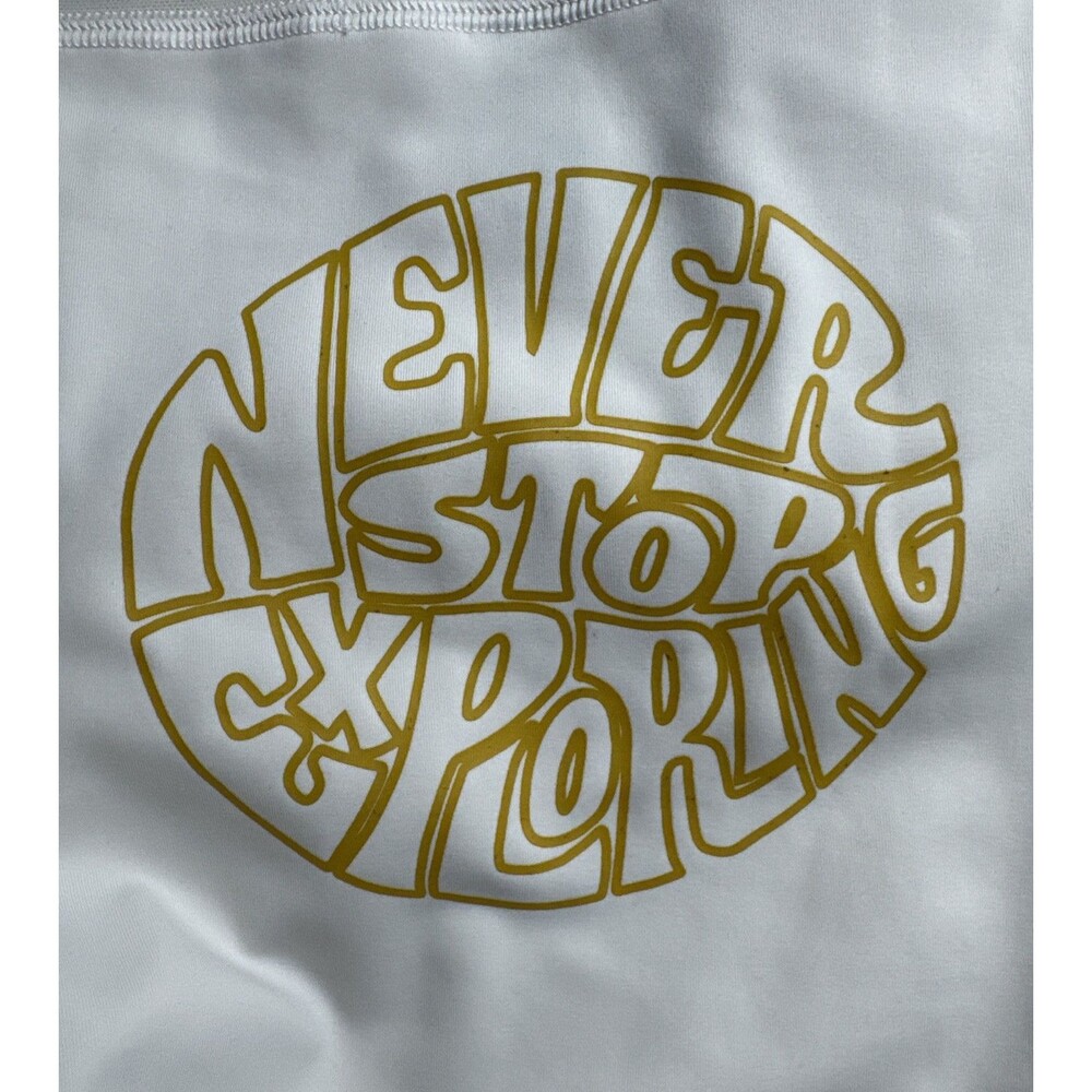 The North Face Women’s Trailwear QTM Mock Neck Sheer Long Sleeve Shirt White XXL - Picture 7 of 13